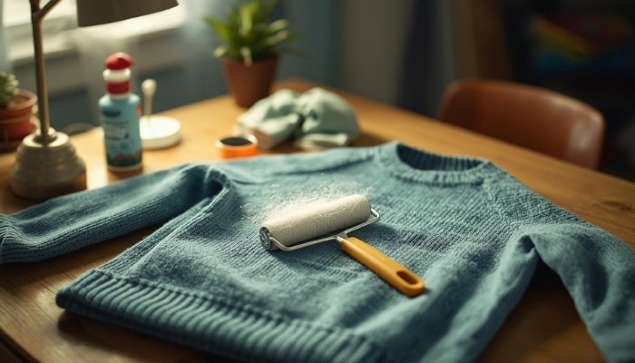 how to remove lint without a lint roller