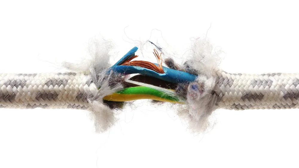 cloth wiring insulation deterioration fire hazard