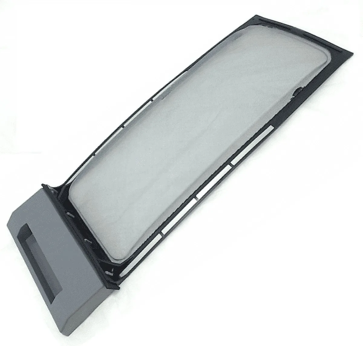 Dryer lint screen with lint buildup