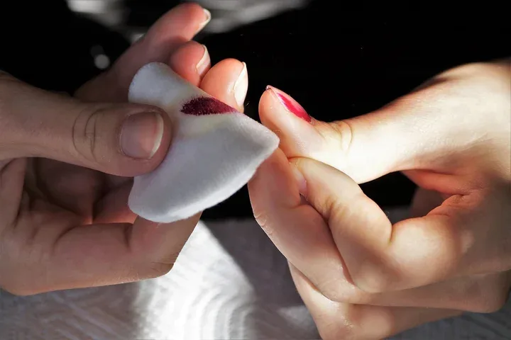 How to get nail polish out of fabric