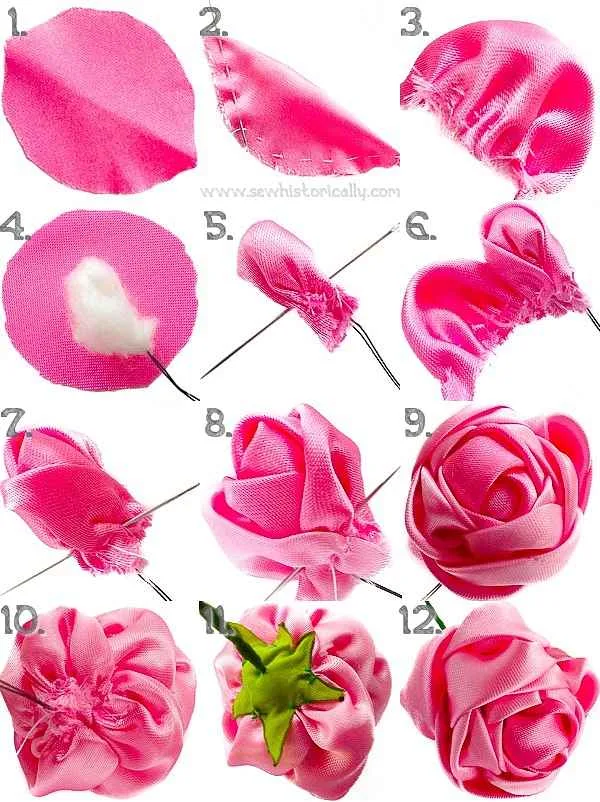 How to make fabric flowers