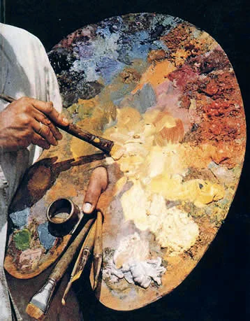 mixing acrylic paint with fabric medium
