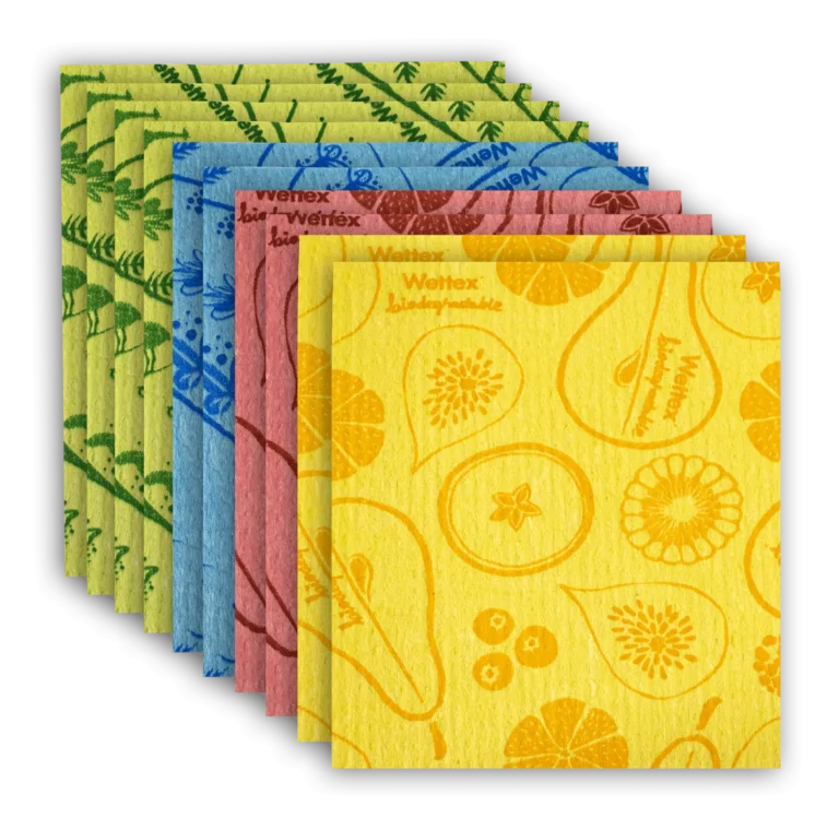 Swedish dish cloth on kitchen counter