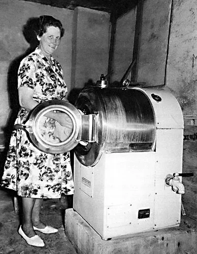 washing machine with laundry detergent